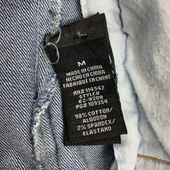 dollhouse Denim Jacket Medium Junior Distressed - Picture 5 of 7